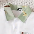 thumbnail image 7 of CAICJ98 Toddler Baby Boy Summer Clothes 0 3 6 12 18 Months Boys Outfits Soft Cotton Short Sleeve Romper Top and Shorts Set (White,3-6 Months), 7 of 7
