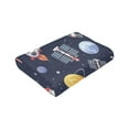 thumbnail image 6 of Outer Space Theme Blanket Gifts For Kids Adults - Lightweight Throw Blanket For Bedroom Living Room Decor Soft Fuzzy Fleece Cozy Plush Bed Couch 60"X50", 6 of 7