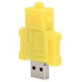 thumbnail image 4 of Disco flash amarillo, admite memoria flash USB intercambiable en caliente con medios de almacenamiento electrónico para un regalo práctico para dispositivos con puerto USB LHCER Descripción de la referencia, 4 of 7