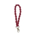 thumbnail image 3 of LYMAYTER Lightweight Keychain Rope Handmade Keychain - Crochet Lanyard with Hanging Buckle for Car Keys, 3 of 6