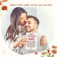 thumbnail image 2 of Mothers Day Card for Wife from Husband - Happy Mother's Day Cards to Wife - Romantic Card for Her from Husband - 5.3''x 8.0'' Funny Thank You Greeting Card with Red Envelope, 2 of 7