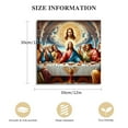 thumbnail image 2 of Vintage Jesus Last Supper Canvas Wall Art Print , Christian Pictures Canvas Print Posters Wall Decor, Religious Christian Gifts Wall Art Home Decor for Church Living Room Dining Room Decor Framed ﻿, 2 of 5