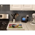 thumbnail image 2 of Carolines Treasures PRS4061LCB Rooster Barnyard Morning Glass Cutting Board - Large, 2 of 3