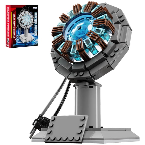 Set de bloques de construcción APENGBAOL Arc Reactor Tony tiene un corazón