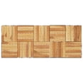 thumbnail image 4 of vidaXL Decking Tiles 10 pcs 11.8"x11.8" Solid Wood Teak Vertical Pattern, 4 of 8