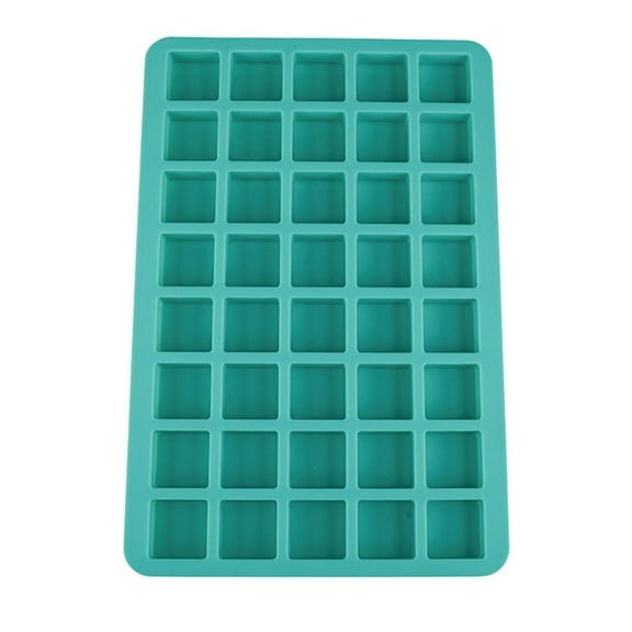 Rvaymup 40-Cavity Square Baking Silicone Mold Dessert Pastry Mold Cake Decorating Soap