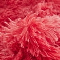 thumbnail image 5 of Wajade Plush Duvet Cover Set Fluffy Fuzzy Comforter Cover Set (1 Duvet Cover+2 Pillow Shams) Queen Size,Red, 5 of 6