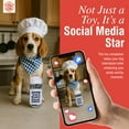 thumbnail image 5 of Chomp Haus Everything but the Beagle – Luxurious Durable Dog Toy with Squeaker, Soft Printed Fabric, Designer-Inspired Chew Toy, Fun Gift for Small to Medium Dogs & Dog Lovers, 5 of 7