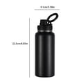 thumbnail image 4 of tredstone Vacuum Flask Water Bottle With Leak-proof Lid And Wide Mouth Opening Stainless Steel Water Bottle Insulated Water Bottle pink Straw Type, 4 of 6