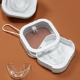 thumbnail image 4 of Pebbuoy Rotating Jewelry Box Transparent Window Portable Hanging Rope Hair Tie Organizer Travel Qtip Holder Cotton Swabs Dispenser Kids Hair Accessory Box, 4 of 6