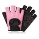 thumbnail image 2 of Guantes de fitness Guantes de entrenamiento para hombres y mujeres Guantes de ejercicio para levantamiento de pesas Entrenamiento de ciclismo Medio dedo Rosa M, 2 of 12