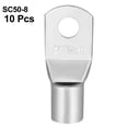 thumbnail image 2 of 10pcs SC50-8 Terminal de Ojales de anillo Tubulares de Conectores de Cobre, 2 of 4
