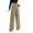 Khaki, variant on Fgnfyis Women's Casual Sweatpants Relaxed Fit Baggy Clothes High Waist Drawstring Waist with Pockets Loose Cargo Joggers Pants for Comfort Black XL