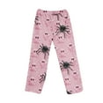thumbnail image 2 of Hearthz Halloween Mens Flannel Pajama Pants Plush Fuzzy Men's Pajama Pants Warm Cozy Pj Bottoms Lounge Pants Fleece Pj Pants, 2 of 8