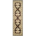thumbnail image 3 of Safavieh Heritage Braganza Oriental Wool Runner Rug, Espresso/Ivory, 2'3" x 14', 3 of 10