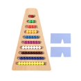 thumbnail image 4 of Juego de cuentas Montessori para escaleras, juguete para contar números, juguete de matemáticas Montessori, juguete cognitivo numérico para edades de, 4 of 9