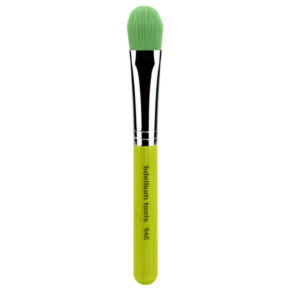 bdellium tools professional eco-friendly vegan makeup brush green bambu series - firm foundation 946
