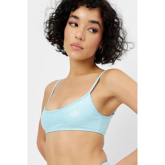 Frankies Bikinis Dallas Iridescent Bralette Bikini Top Small