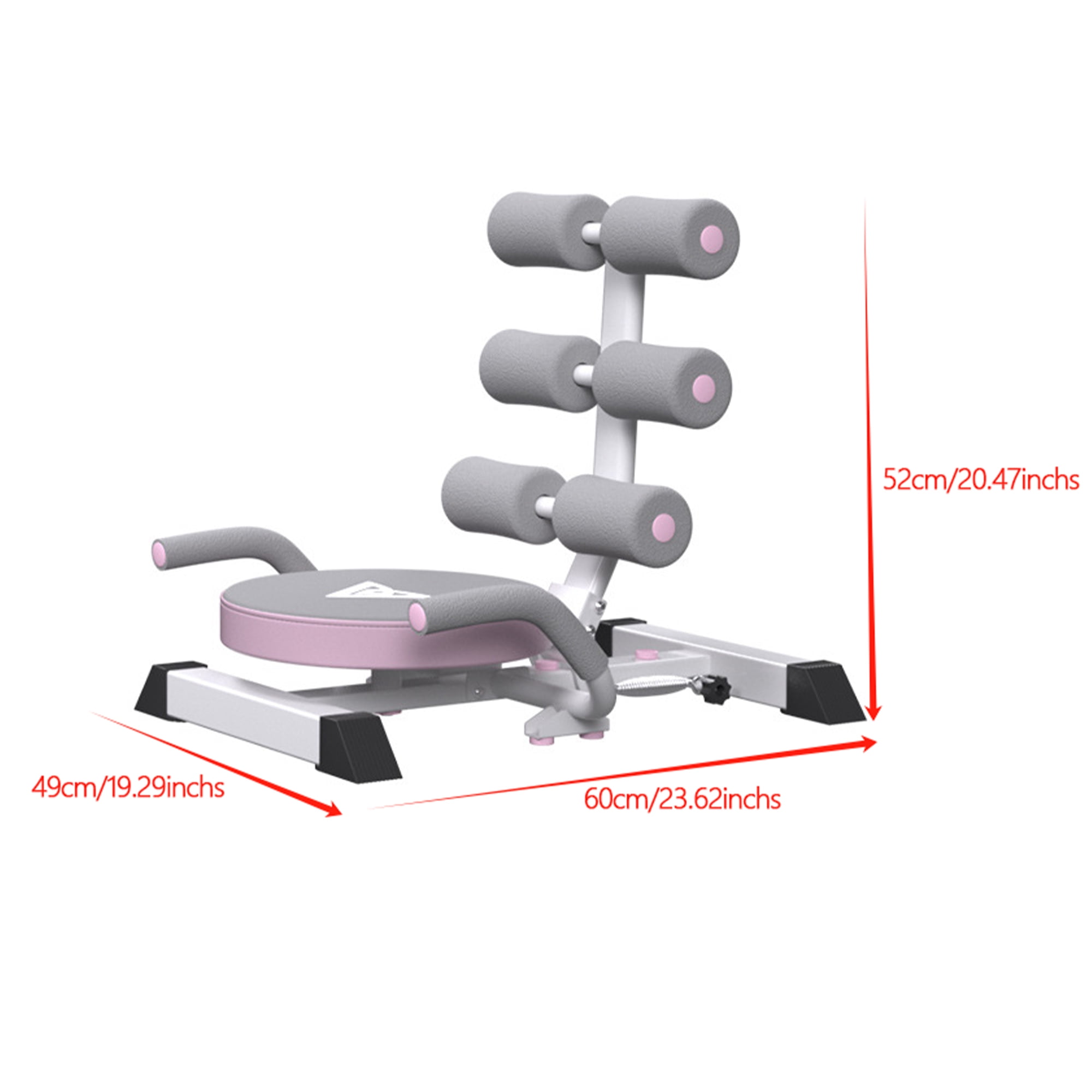 Ab Machine Sit Up Bench Abs Exerciser Equipment Abdominal Portable Workout Crunch Core Fitness Workout Gym Fitness Machine