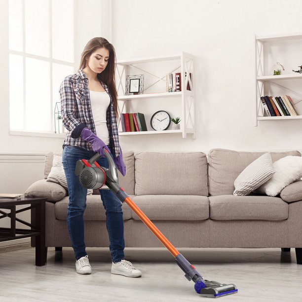 Cordless Stick Vacuum, EYUGLE 2-in-1 Cordless Vacuum Cleaner Handheld