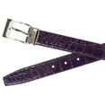 thumbnail image 2 of CTM® Leather Croc Print Belt, 2 of 2