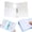 A4_White A4, variant on KYAOCX Punchless Clamp Binder Ringless Binder Metal Clip File Folder Report Cover Letter Size Folder Punchless Binder Fits 8.5x11 Paper Black File Folder for Documents Home Office