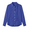 thumbnail image 6 of Enjoytime Blouses for Women Collar Ruffle Long Sleeve Button Down Shirts Fall Casual Trendy Tops, 6 of 6