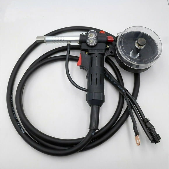 EQCOTWEA Aluminum Spool Gun Fit Miller 210 Spoolmate 3035 with 16.4ft Cable DC24V
