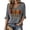 Gray_05, variant on V Neck T Shirts for Women 3/4 Sleeve Fall Themed Maple Tree "Fall Is My Favorite Color" Print Pullover Vintage Soft Loose Autumn Tee Green XXXL