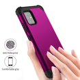 thumbnail image 3 of Dteck Case for Samsung Galaxy A71 5G (6.7-inch),Shockproof Rubber 3-Layer Protection Hybrid Hard Back Phone Case Cover without Screen Protector,Purple, 3 of 6