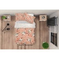 thumbnail image 2 of 3D Crane Pattern Pink Quilt Cover Set Ropa de cama Set Fundas de almohada 108, 2 of 2