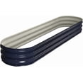 thumbnail image 4 of Raised Garden Bed Kit 4x2x1 ft Galvanized Metal Planter Box Outdoor Large Raised Planters for Vegetables Flowers Herbs with Safety Edging, 4 of 6