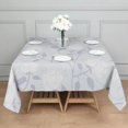 thumbnail image 5 of Floral 52" Square Waterproof Tablecloth, Floral Print Polyester Table Cover, 5 of 6