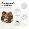 thumbnail image 6 of Lsque Modern Floral Guinea Pig Printed Women's Running Shorts with Liner Pockets,Elastic Quick Dry Workout Athletic Gym Yoga Shorts,Womens High Waist Shorts-XX-Large, 6 of 9