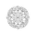 thumbnail image 2 of Dover Livre de Coloriage Creative Haven, Mandalas Nature, 2 of 2