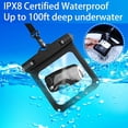 thumbnail image 3 of Xuniea 2 Pack Waterproof Car Key Fob Case Waterproof Small Pouch Floating Keys Holder Pouch for ID Badge Credit Card License Money Water Sports Including Kayaking, Sailing, Boating, Snorkeling, 3 of 7