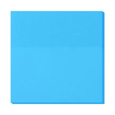 PVCS Notes autocollantes transparentes - Bloc-notes couleur translucide  imperméable 3 x 3 pouces - 50 feuilles par bloc
