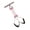 Pink, variant on Adjustable Pedal Abdominal Trainer with Stretching Band, Portable Core Workout Elastic Rope for Home Gym Yoga