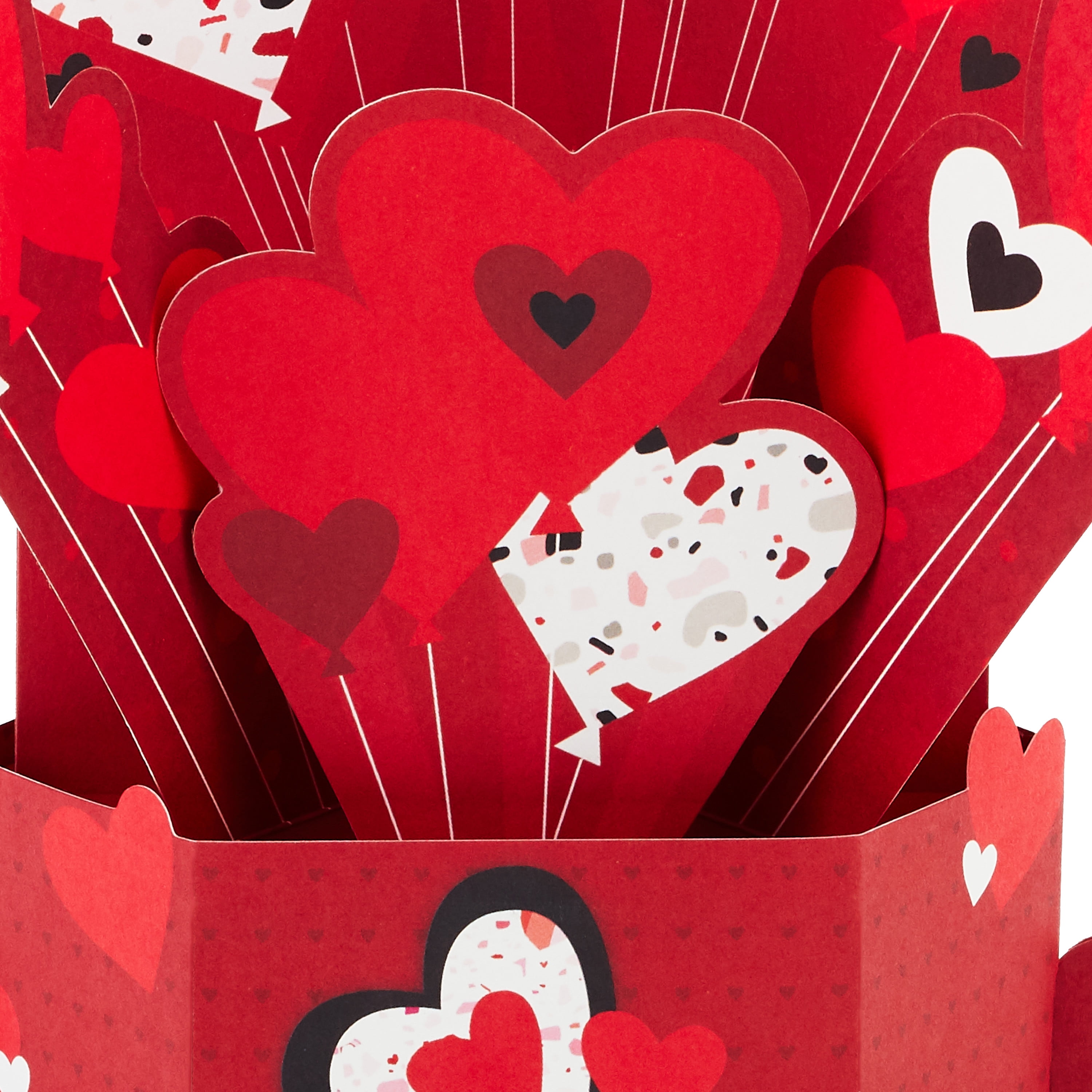 Hallmark Signature Pop-Up Valentinstagskarten – Set Mit 4 Karten & Umschlägen