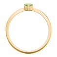 thumbnail image 4 of Heart Birthstone Ring - Peridot (August), 4 of 6