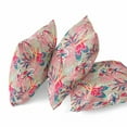 thumbnail image 2 of 18â€ Red Gold Tropical Indoor Outdoor Throw Pillow, 2 of 3
