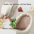 thumbnail image 5 of Ecetana Fuzzy House Slippers for Women Christmas Cozy Memory Foam Woman Slipper Indoor and Outdoor Winter Bedroom Shoes, 5 of 7