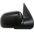 thumbnail image 2 of For Mercury Mountaineer 2002 2003 2004 2005 Door Mirror Passenger Side | Non-Heated | Power Glass | Black | Manual Folding | With Puddle Light | Replacement For FO1321211 | 1L2Z17682BAA, 2 of 5