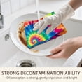 thumbnail image 7 of 4 Pcs Funny Kitchen Towels,Rainbow Tie Dye Mandala Pattern Microfiber Dish Towels,Kitchen Tea Towels,Kitchen Towel Set (18" X 26"), 7 of 7