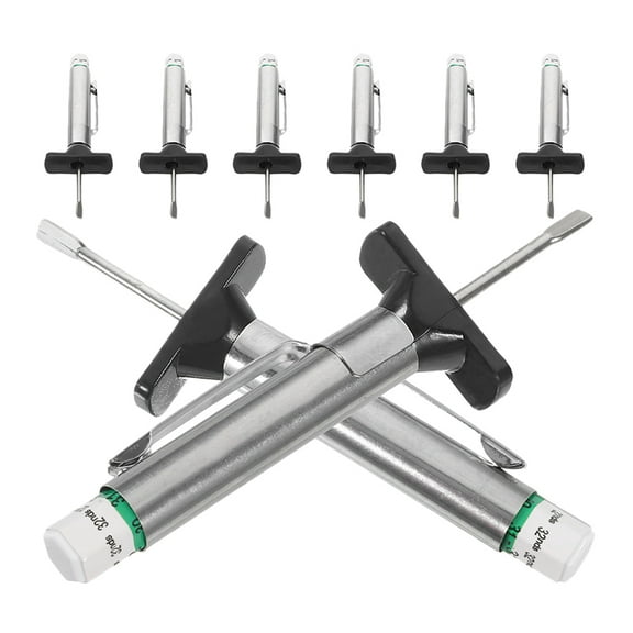 8pcs Tire Tread Depth Gauges Tire Depth Measuring Tools Depth Gauge Tire Depth Gauges 0-25mm