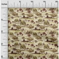 thumbnail image 2 of oneOone Silk Tabby Tawny Brown Fabric Cowboy Diy Clothing Quilting Fabric Print Fabric By Yard 42 Inch Wide, 2 of 5