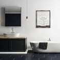 thumbnail image 3 of Stupell Industries Rustic Bathroom Rules Sink Typography Painting Gray Floater Framed Canvas Art Print Wall Art, 25 x 31, 3 of 10