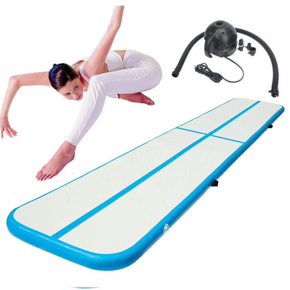 Inflatable Gymnastics Air Track Tumbling Mat 4in Thick Tumbling Air