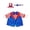 B, variant on Giftesty Independence Day Day Goose Outfits for 23" Geese Porch Goose Costume Cute Holiday Goose Clothes