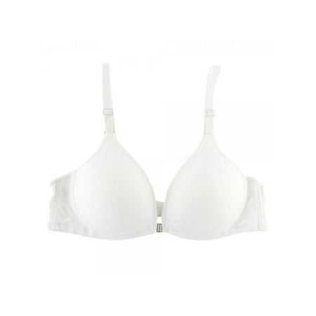

Topumt Lady Wireless Seamless Bra Women s Smooth Front Closure Thin Padded Bra Tops Underwear